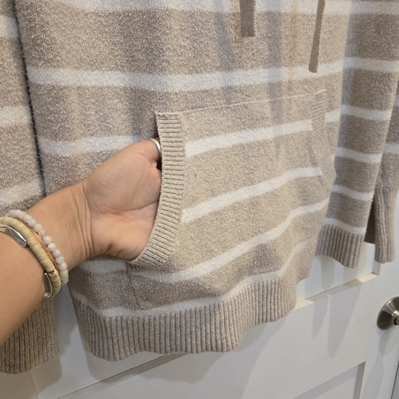 Loft Striped Cowl Neck Sweater - Picture 3 of 5